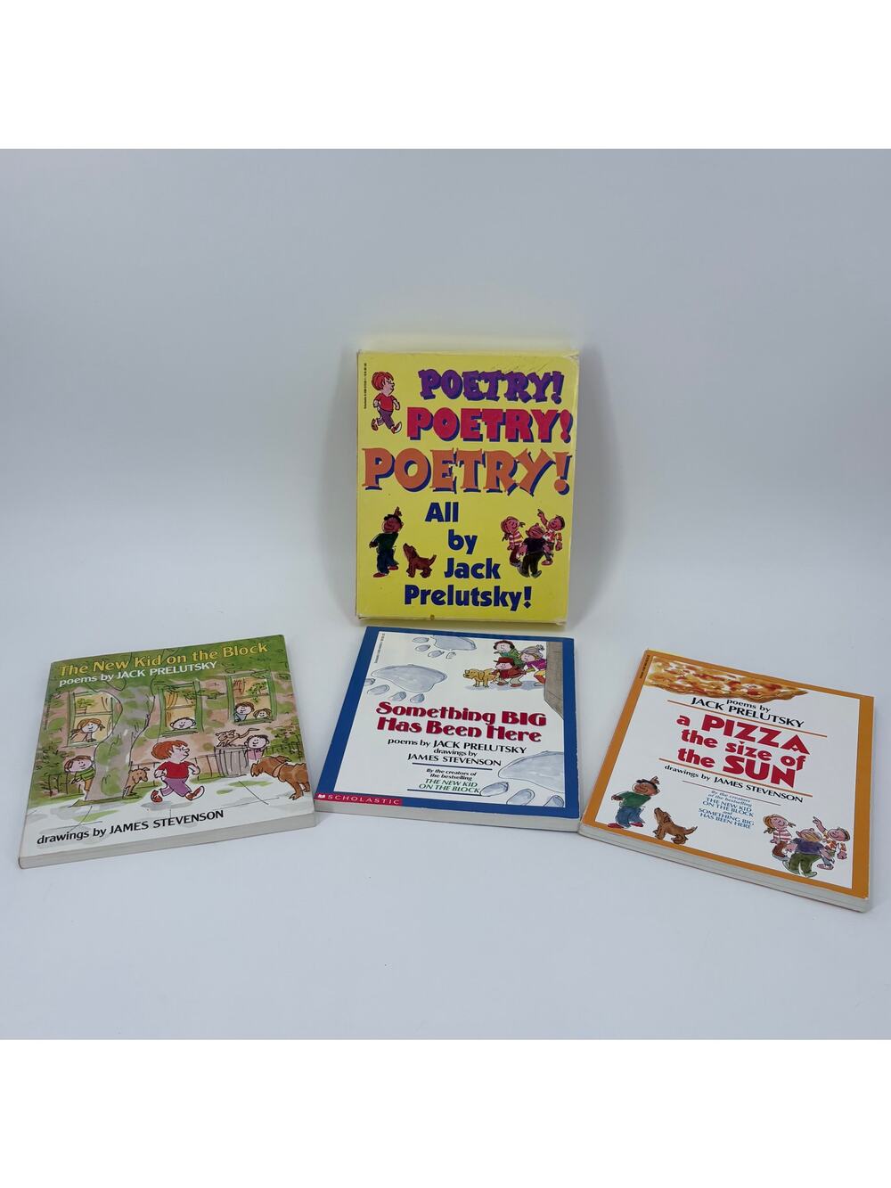 Poetry Books by James Stevenson Set of 3